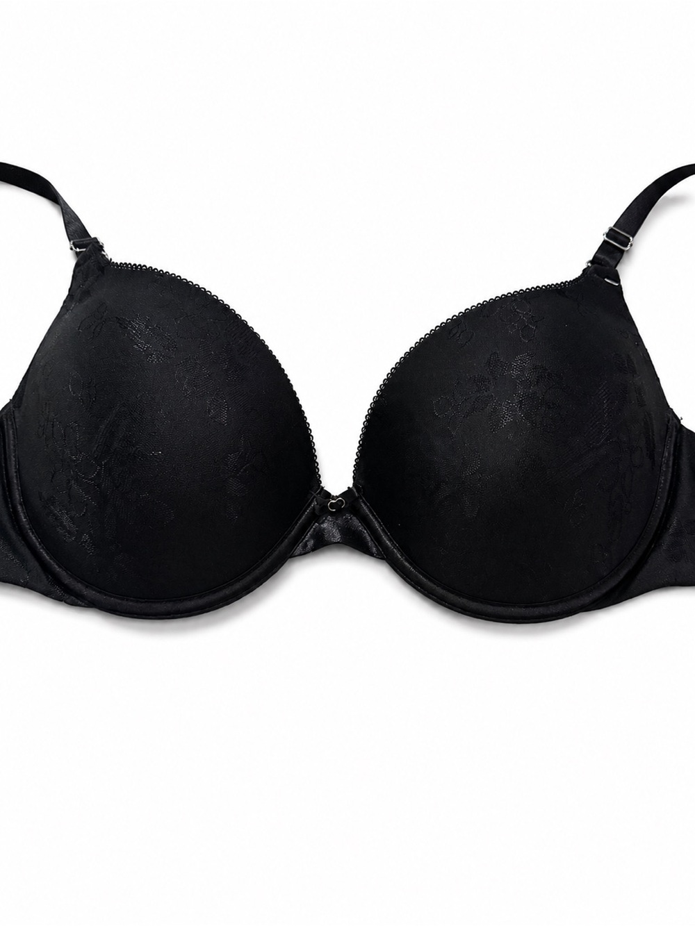 Lily of France Black Bra Back Hook Panel
